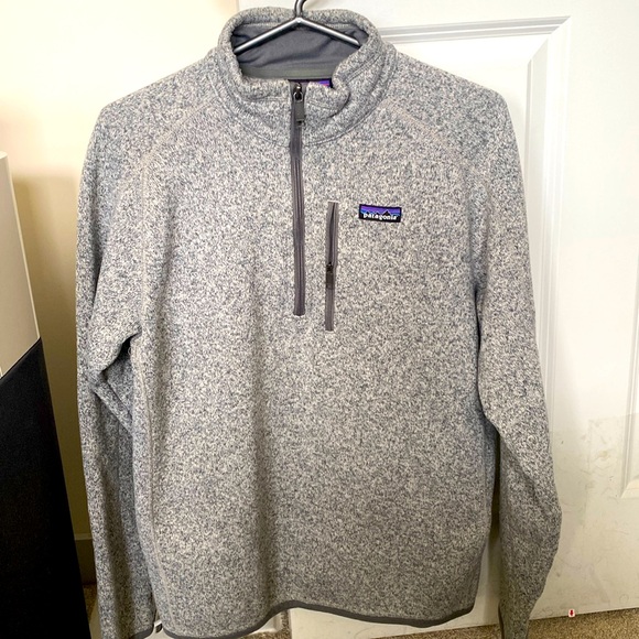 Men’s Patagonia grey 1/4 zip-up pullover - Picture 1 of 3